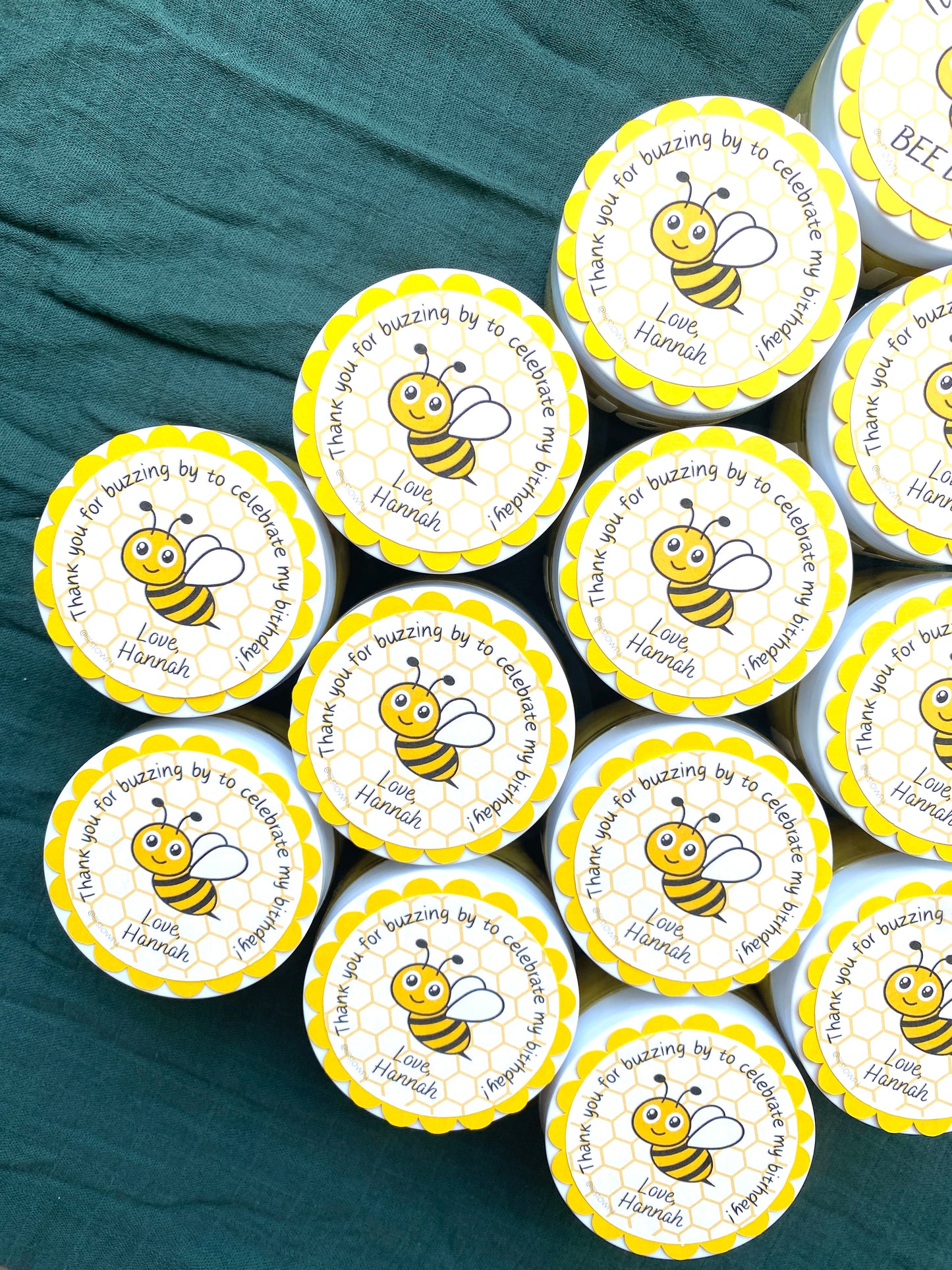 Personalized Playdough Jar Favours