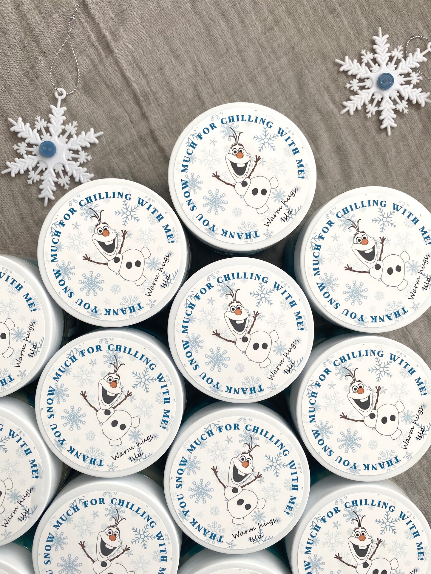 Personalized Playdough Jar Favours